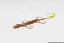 Zoom Lizard 6" 9-bag Pumpkin-Chartreuse Tail