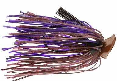 Buckeye Football Jig 1-2oz Cinnamon Purple