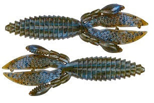 Strike King Rodent 3" 8ct Blue Craw Red Flake