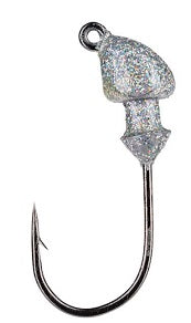 Strike King Baby Squadron Swimbait Head 18oz 3ct Silver Bling