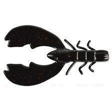 Berkley Chigger Craw 3" Black-Red-Fleck 10ct