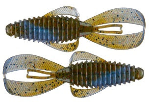 Strike King Rage Bug 4” 7pk Blue Craw Red Flake