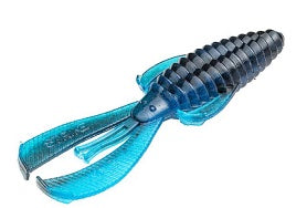 Strike King Rage Bug 4” 7pk Black Blue Swirl