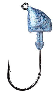 Strike King Squadron Swimbait Jig Head 1-2oz 3ct Blue Glimmer