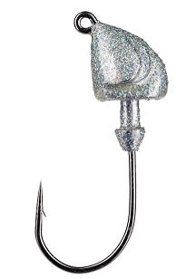 Strike King Squadron Swimbait Jig Head 3-4oz 3ct Silver Bling