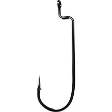 Eagle Claw Trokar HD Worm Hook Black 6ct Size 3-0