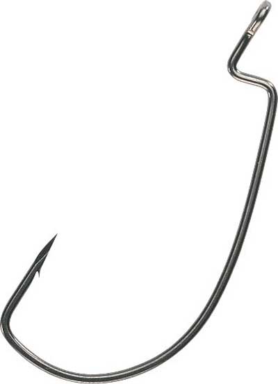 Eagle Claw Trokar Magworm Hook Black 5ct Size 5-0